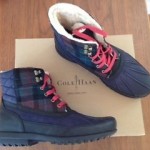 Cole Haan Air Rhone Waterproof Boots – Men’s 11.5 M NWT Navy w/plaid