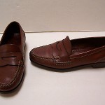 Cole Haan Country Mens Brown Leather Penny Loafers Shoes Slip Ons Size 10.5W F/S