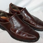 COLE HAAN Nike Air Brown Leather Slip On Loafers Men’s Size 11.5 M Nice!