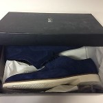 New HUGO BOSS Cortios Navy Casual Wingtip Oxford Lace-Up Dress Shoes $275