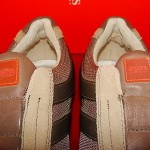 GENUINE HUGO BOSS 276 TAUPE MIX MENS SHOES SIZE 43 US 10