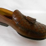 COLE HAAN Men’s BROWN Leather LOAFERS Slip on FLAT 9.5 D