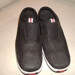 Cole Haan Nike Air Mens Black Suide & Mesh slip on Loafers Sz, 8.5  B