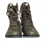Diesel Full Olive Night Men’s Leather boots shoes size US 7.5  EUR 40 New