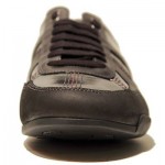 $295 Hugo Boss Black Label Leather Sneakers Mens 11 44 Oxford Shoes 10.5 43.5