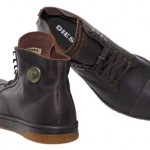 Diesel Basket Tatradium Y00190-PR080-H4769 Leather Hi Top Shoes 10.5 Men