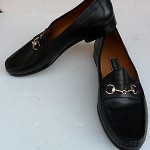 COLE HAAN SOFT BLACK LEATHER HORSEBIT LOAFERS SIZE 10 1/2M