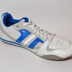 DIESEL Mens GUNNER WHITE BLUE Lace-up Casual Walking Sneakers Shoes Kicks SZ 8