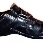 Mens Shoes Cole Haan 9.5 M Black Leather Vibram Loafers Rubber CASUAL C04519