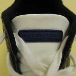 Men’s Diesel Leather Black Blue Casual Sneakers Shoes US 10 EUR 43