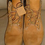 Timberland size 12 mens brown leather boots