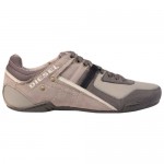 Diesel Mens Korbin II Gray Casual Lace Up Sneakers Shoes