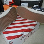 VANS WTAPS NAVY SK8 HI OG LX SIZE 9 US PRE OWNED BOX RECEIPT EXCELLENT COND