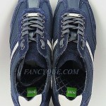 HUGO BOSS GREEN LABEL STREAMETAL SHOES SNEAKERS LEATHER & NYLON NEW SZ 10 43