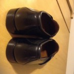 Cole Haan Mens Black Leather Shoes- Size 13D