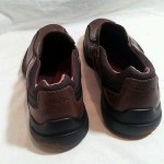NEW!! Mens CLARKS Brown Leather Casual Slip On Loafers Shoes Size 10.5W