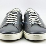 HUGO BOSS RED LABEL FUTTIO GRAY SHOES SNEAKERS PATENT LEATHER NEW SZ 10 43