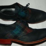 Cole Haan Nike Air Colton Saddle Shoes Black Plaid Size 10 Mens