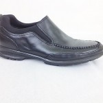 Cole Haan Black Leather Slip Ons Loafers Dress Shoes Nike Air Mens 8.5 Comfort