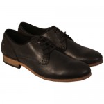 Diesel Mens Wolf Black Leather Casual Dress Oxfords Lace Up Shoes