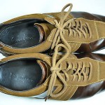 COLE HAAN MENS TWO TONE BROWN SUEDE OXFORDS SNEAKERS SHOES Size 10M
