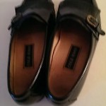 COLE HAAN BLACK LEATHER LOAFERS MEN’S SIZE 10 D -03518- Used in a good condition