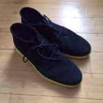 Cole Haan Lunargrand Chukka Black suede Volt Sole – Sz 11.5