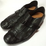 Men’s Cole Haan Nike Air Casual Shoes Black Velcro Strap Size 12M