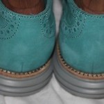 Cole Haan LunarGrand Wing-Tip, Poolside nubuck/ Gray Size 10