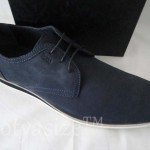 HUGO BOSS MEN’S ECLIO SUEDE LACE-UP OXFORD