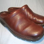 Cole Haan Brown Leather Men Slip-on Mules Shoes Size 11 M Open Heel