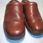 Cole Haan Brown Leather Men Slip-on Mules Shoes Size 11 M Open Heel
