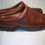 Cole Haan Brown Leather Men Slip-on Mules Shoes Size 11 M Open Heel