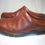 Cole Haan Brown Leather Men Slip-on Mules Shoes Size 11 M Open Heel