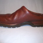 Cole Haan Brown Leather Men Slip-on Mules Shoes Size 11 M Open Heel
