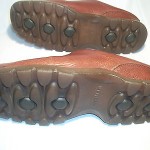 Cole Haan Brown Leather Men Slip-on Mules Shoes Size 11 M Open Heel