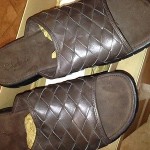 Mens Cole Haan Brown Basket Woven Slip on Sandals size 13 G series