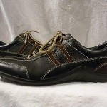 EUC Cole Haan Black/Brown Suede & Leather Sneakers w/Vibram Sole  10