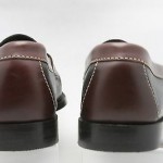 NICE! Mens shoes COLE HAAN black brown leather slip on tassel loafers sz 9.5 D