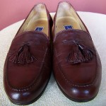 Men’s BRAGANO by COLE HAAN Bordeaux Leather Slip-On Tassel Loafers/Shoes 11M