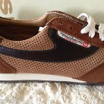 $110 Diesel Spin Designer Sneaker SZ 10.5 Eu 44 Tobacco Brown NIB HOT GIFT 4 HIM