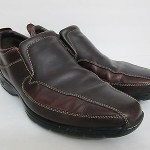 Cole Haan Men’s Brown/Burgundy Leather Casual Loafers Size 11 M