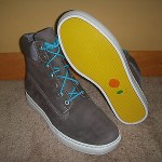 TIMBERLAND EARTHKEEPERS NEWMARKET CUPSOLE 6 INCH BOOT SZ 12 GRAY NUBUCK 6701R