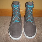 TIMBERLAND EARTHKEEPERS NEWMARKET CUPSOLE 6 INCH BOOT SZ 12 GRAY NUBUCK 6701R