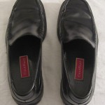 COLE HAAN NIKE AIR BLACK LEATHER CASUAL DRESS LOAFER SHOES MEN SZ 11.5 M EUC