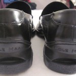 COLE HAAN NIKE AIR BLACK LEATHER CASUAL DRESS LOAFER SHOES MEN SZ 11.5 M EUC