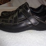 COLE HAAN MENS SHOES BLACK SLIP ONS 9 1/2