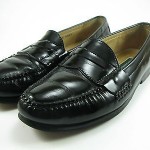 Nice! Cole Haan Mens Pinch Penny Black Leather Casual Slip-On Loafers Shoes 9 D