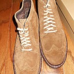 NEW COLE HAAN CHUKKA WINGTIP BOOTS SZ 8.5M BROWN SUEDE NEW WITH BOX
