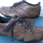 Diesel, Brown Leather Rubber Sole  Fashion Sneakers. Mens Sz. 10.5